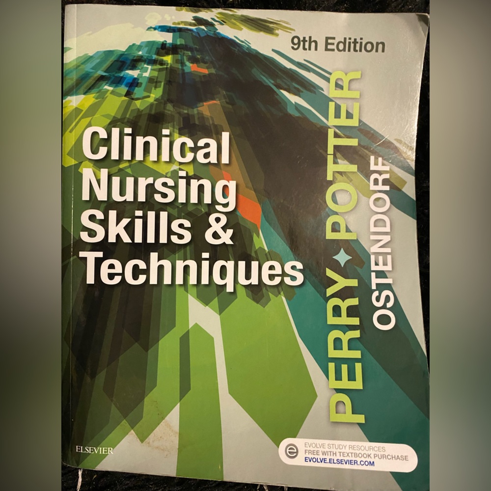 Nursing school clinical skills text book RN